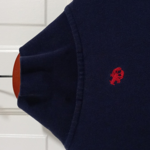 🦞RARE/VTG Polo Ralph Lauren🦞 - Navy/Red Embroidered Lobster S/S Polo - Picture 5 of 12